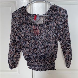 Sheer Floral H&M Top